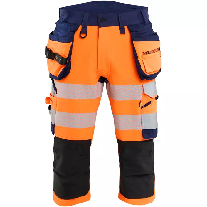 Blåkläder 3/4-Handwerkerhose full stretch, Hi-Vis Orange/Schwarz, large image number 0