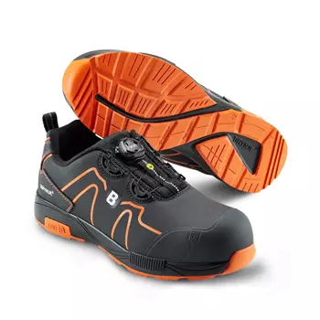 Brynje Stream safety shoes S3, Black/Orange