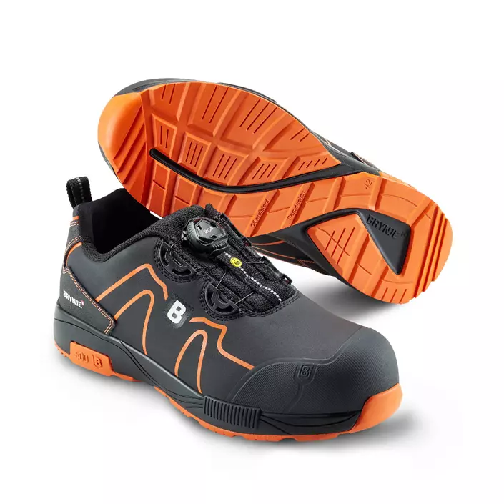 Brynje Stream safety shoes S3, Black/Orange, large image number 0