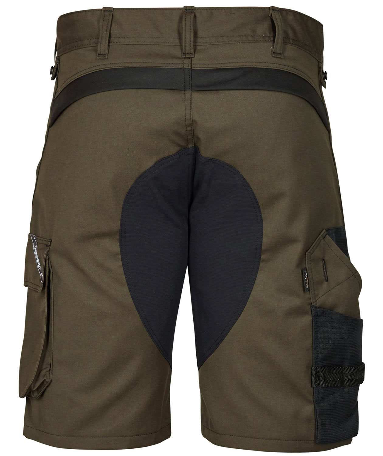 Engel X-treme arbetsshorts m. stretch, Forest Green/Svart, large image number 1