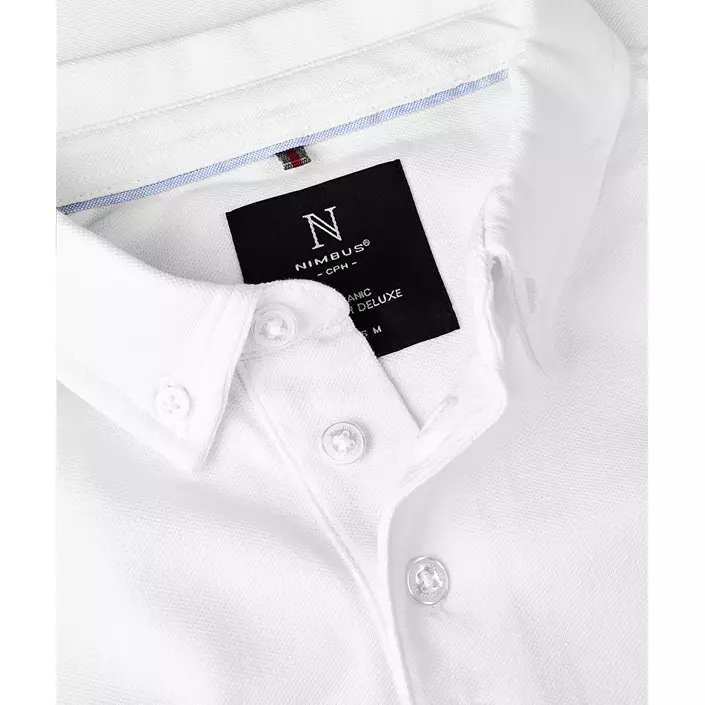Nimbus Carlington long-sleeved polo shirt, White, large image number 2