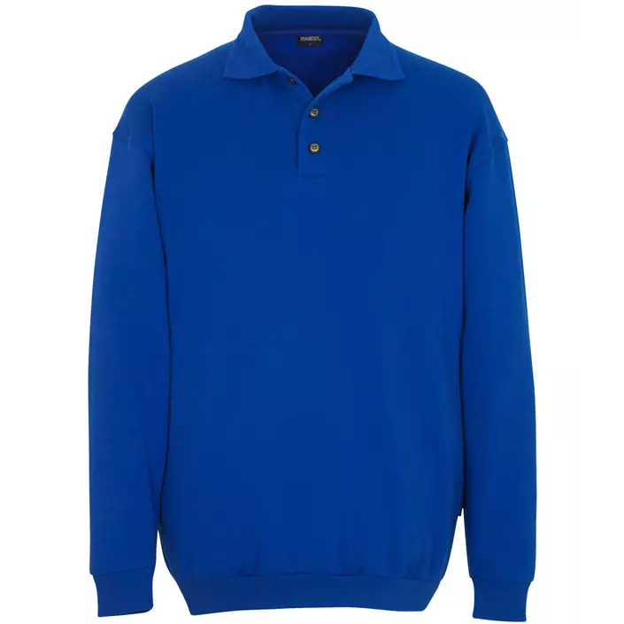Mascot Crossover Trinidad long-sleeved polo shirt, Cobalt Blue, large image number 0