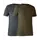 Deerhunter Basic 2-pak T-shirt, Adventure Green Melange, Adventure Green Melange, swatch