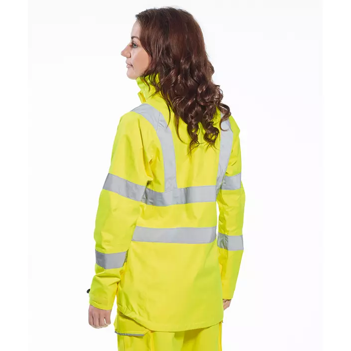 Portwest women's work jacket, Hi-Vis Yellow, large image number 4