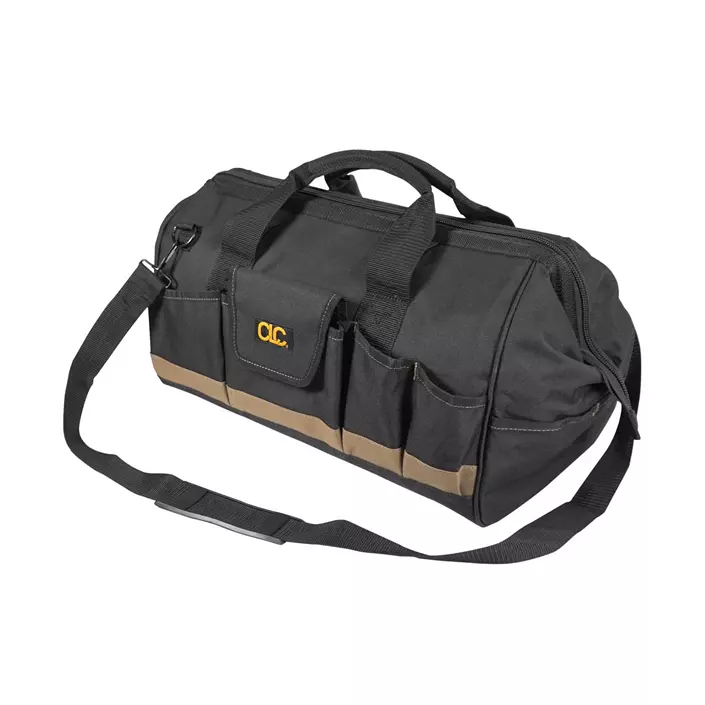 CLC Work Gear 1163 BigMouth® large tool bag, Black/Brown, Black/Brown, large image number 0