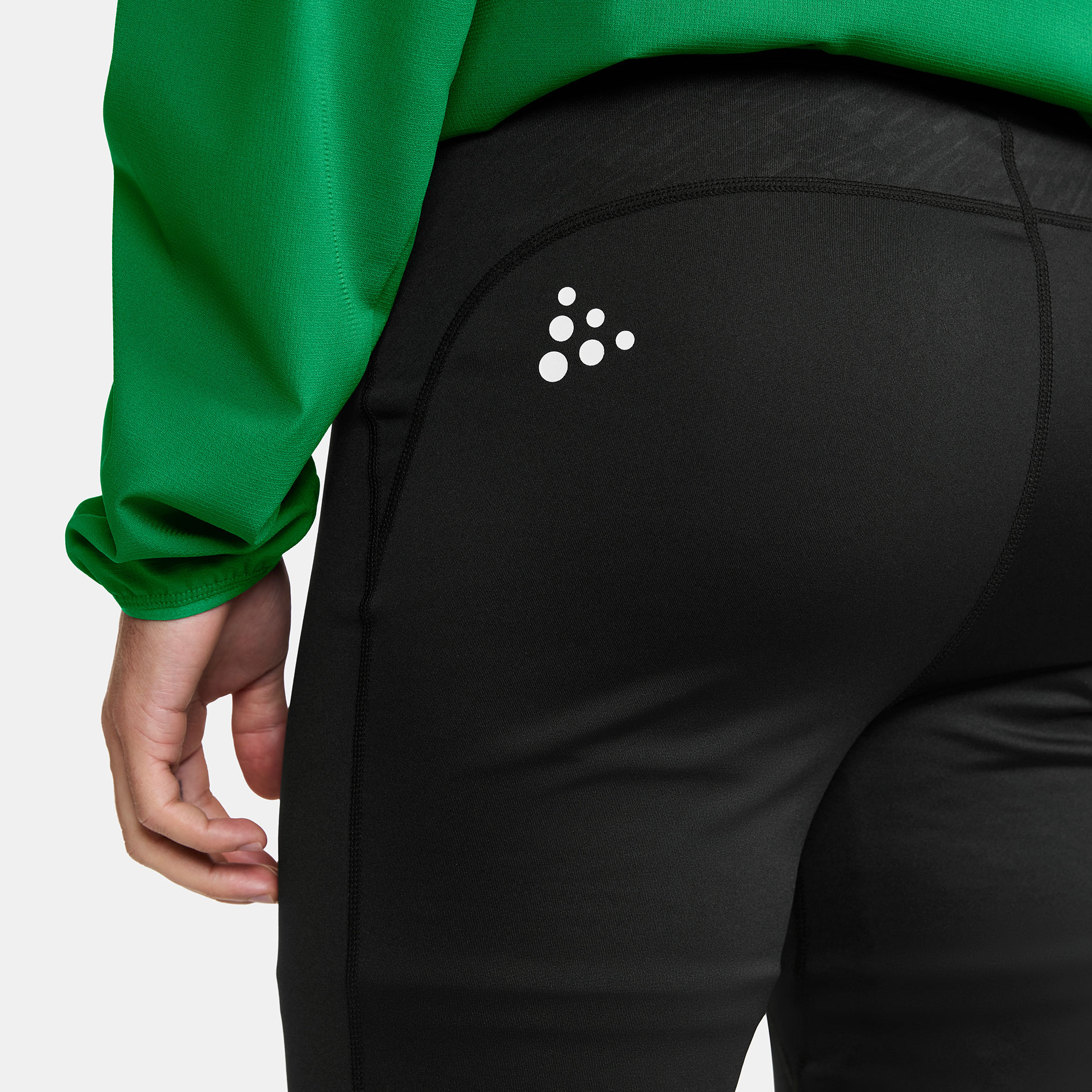 Craft Zip tights, Black, large image number 3