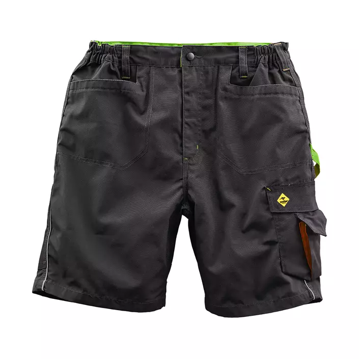 Terrax arbetsshorts till barn, Svart/Lime, large image number 0