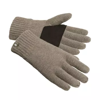 Pinewood Wool knitted glove, Mole Melange