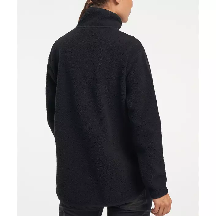 Tenson Yoke Damen Faserpelz Halfzip, Black, large image number 7
