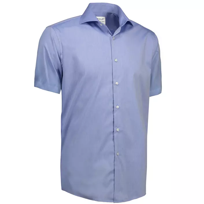 Seven Seas modern fit Fine Twill kortermet skjorte, Lys Blå, large image number 2