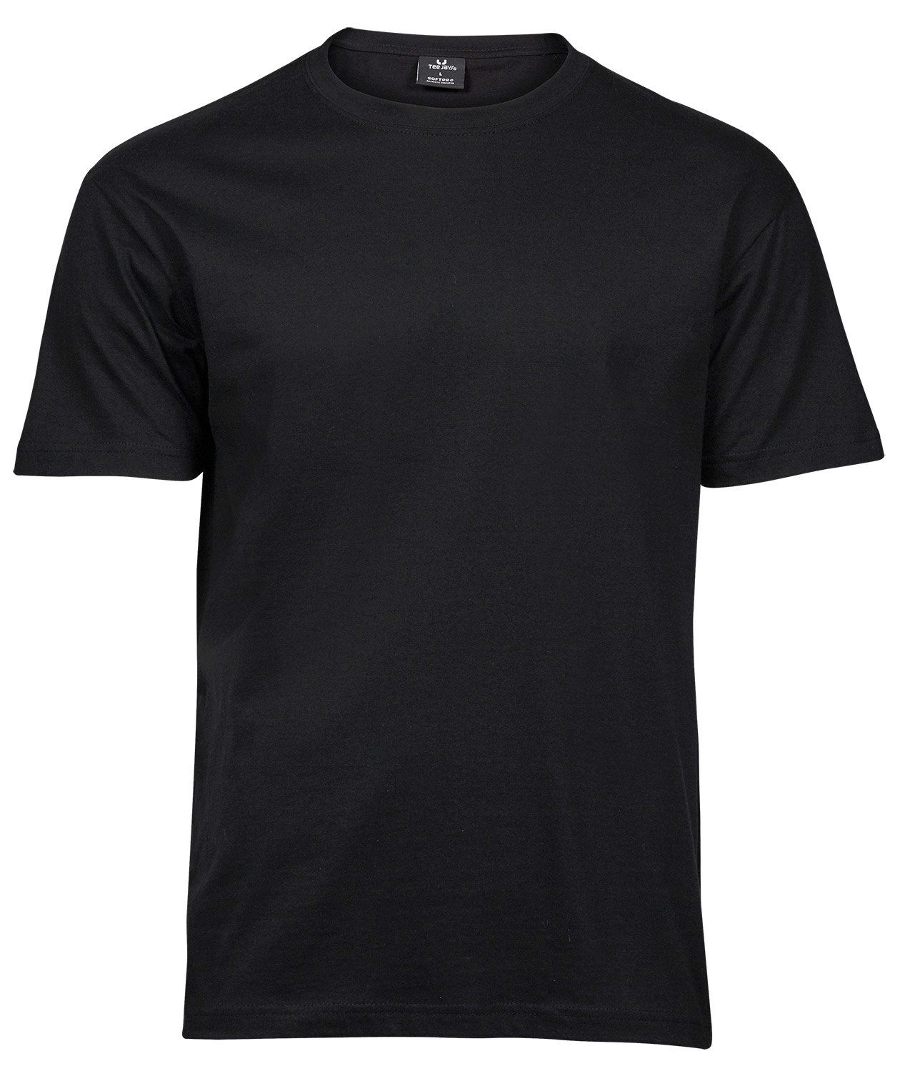 Tee Jays Soft T-shirt, Svart, Svart, swatch