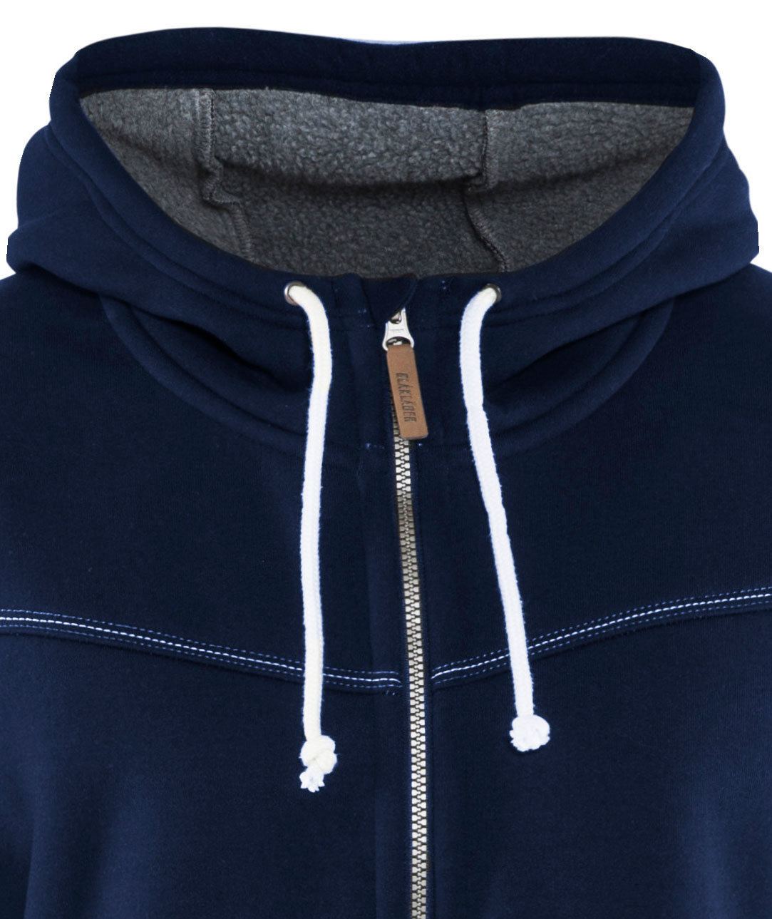 Bl&aring;kl&auml;der hoodie with pile lining, Marine Blue, large image number 2
