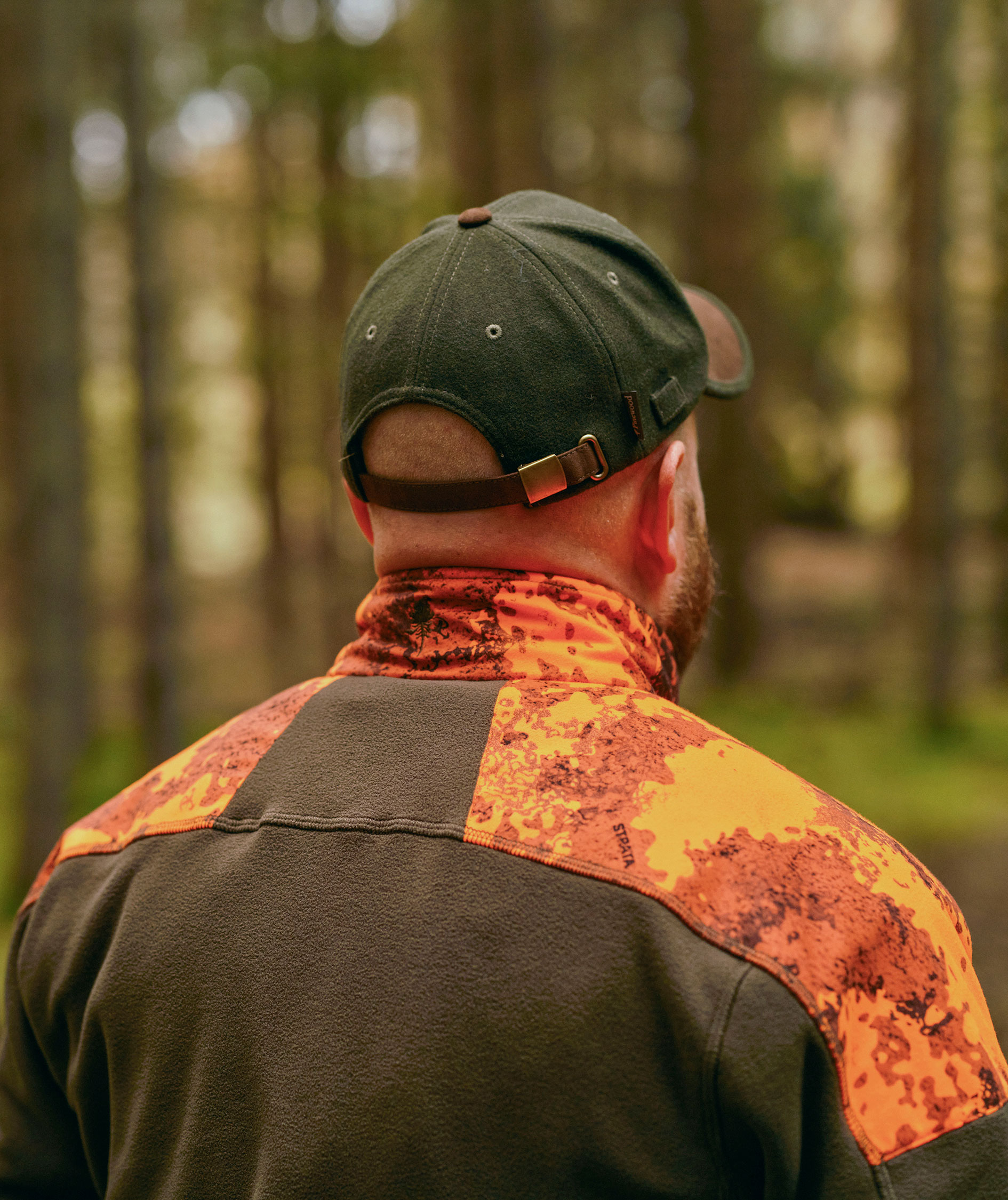 Pinewood&nbsp;Sm&aring;land Hunters Camou fleecejakke, Hunting Brown/Strata Blaze, large image number 5