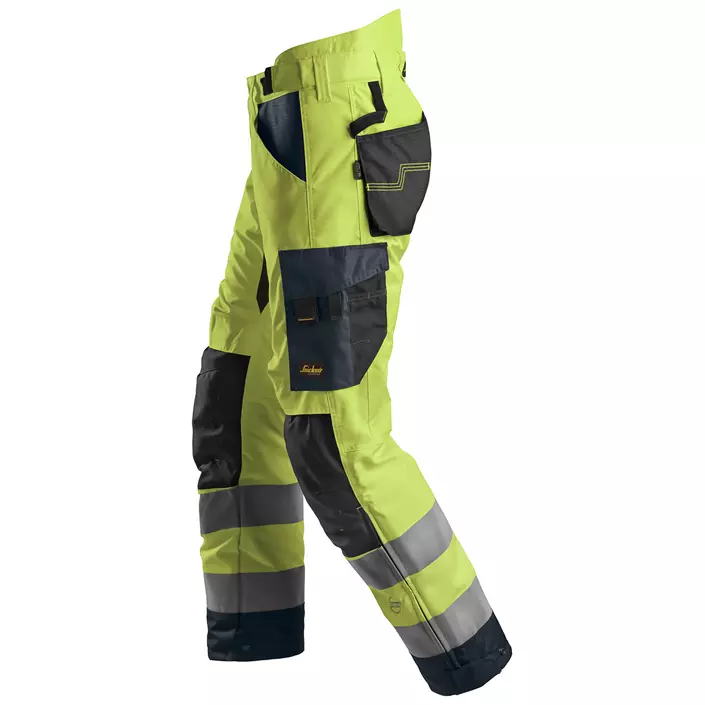 Snickers AllroundWork 37.5® winter trousers+ 6639, Hi-Vis Gul/Steel Grey, large image number 3