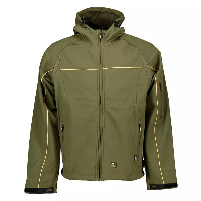 Ocean Thor softshell jacket, Olive Green, large image number 0