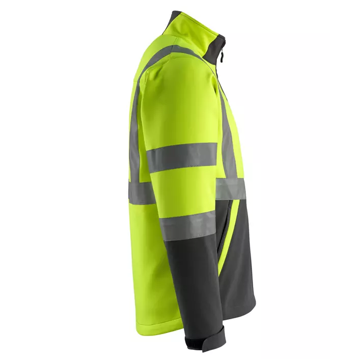 Mascot Safe Light Kiama softshell jacket, Hi-vis Yellow/Dark anthracite, large image number 3
