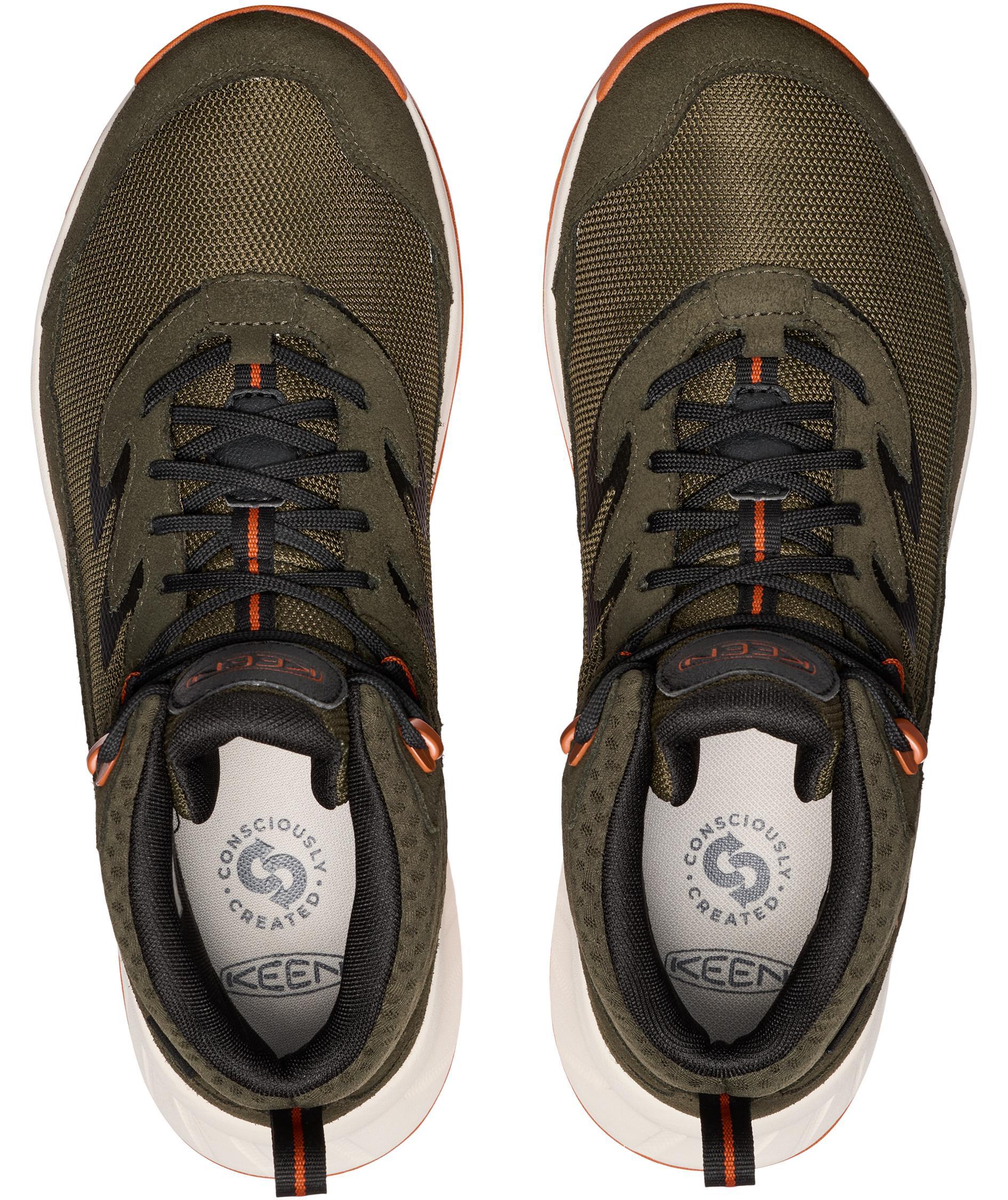 Keen Hightrail Mid WP hiking boots, Forest night/gold flame, large image number 5