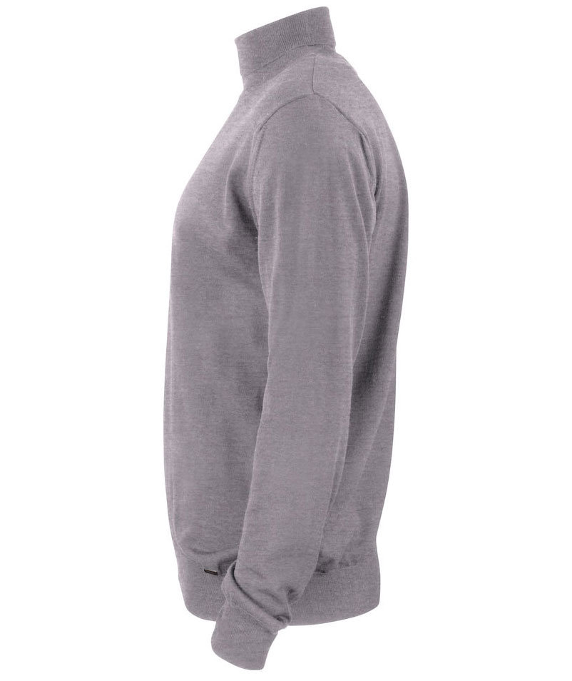 Cutter & Buck Kennewick turtleneck with merino wool, Grey melange, large image number 3