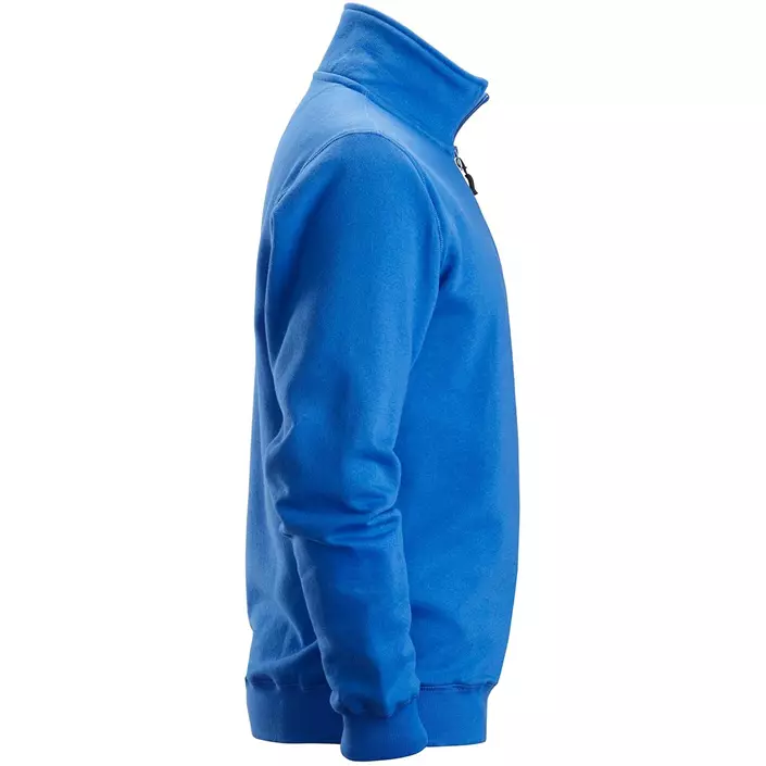 Snickers sweatshirt med kort glidelås 2818, Blå, large image number 3