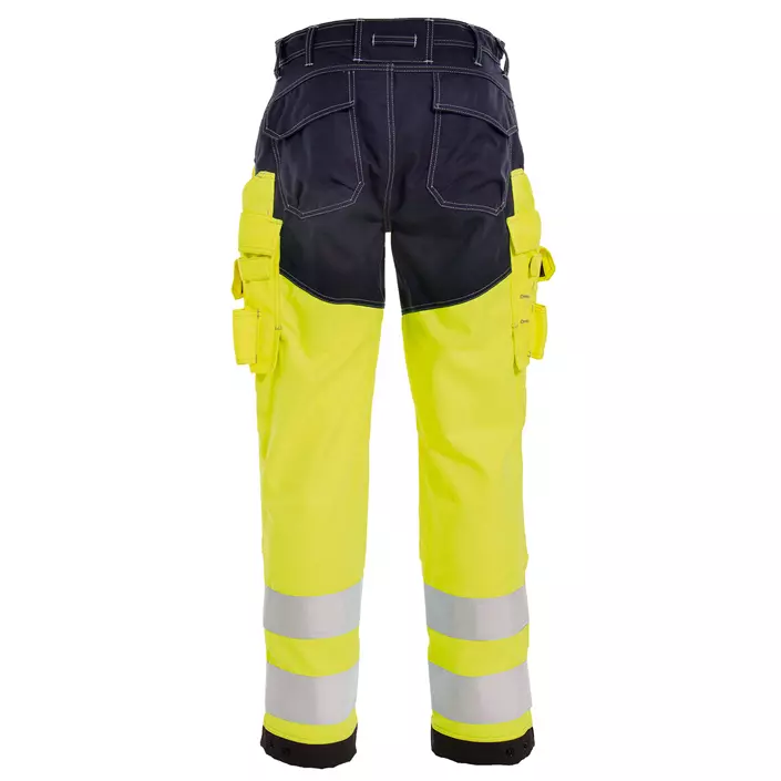 Tranemo Tera TX work trousers, Hi-vis yellow/Marine blue, large image number 1