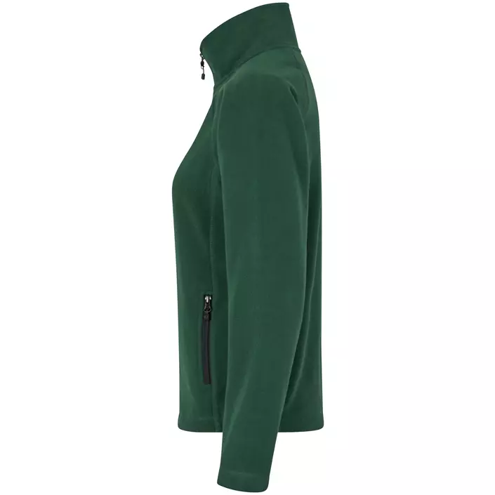 ID microfleece dame cardigan, Flaskegrøn, large image number 2