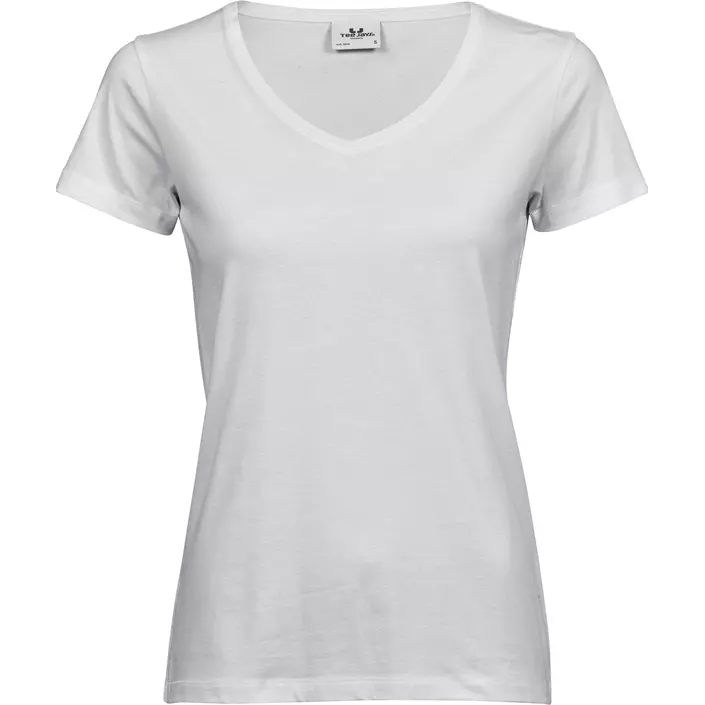 Tee Jays Luxury dame  T-shirt, Hvid, large image number 0