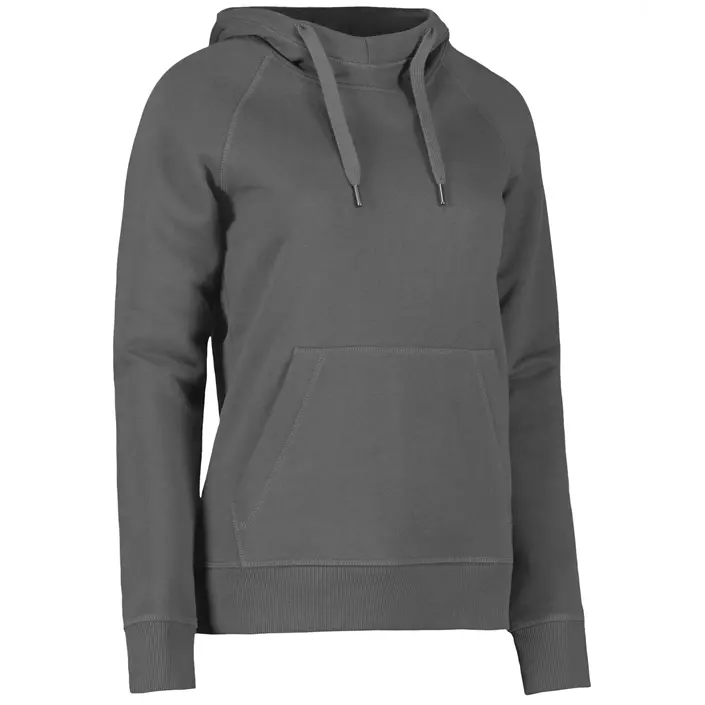 ID Core hoodie dam, Silver Grey, large image number 3
