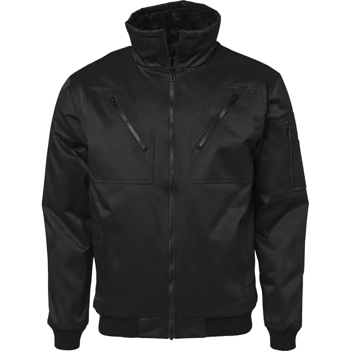 Top Swede pilot jacket 5026, Black, large image number 0