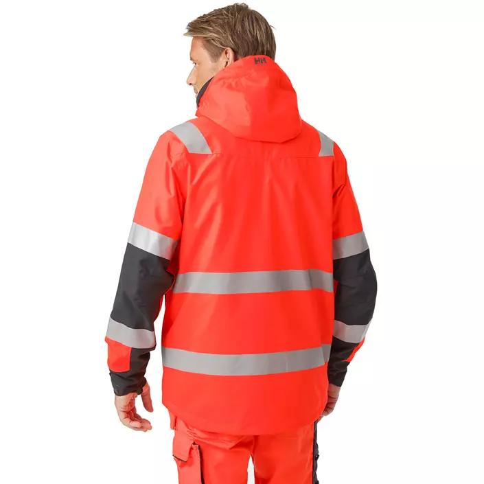 Helly Hansen Alna 2.0 shell jacket, Hi-vis red/charcoal, large image number 1