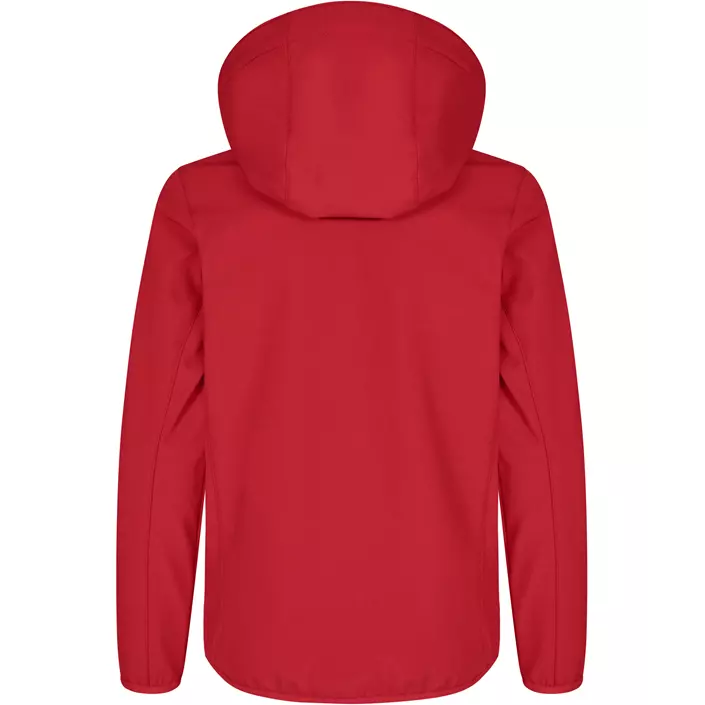 Clique Classic softshell jacket for kids, Red, large image number 2