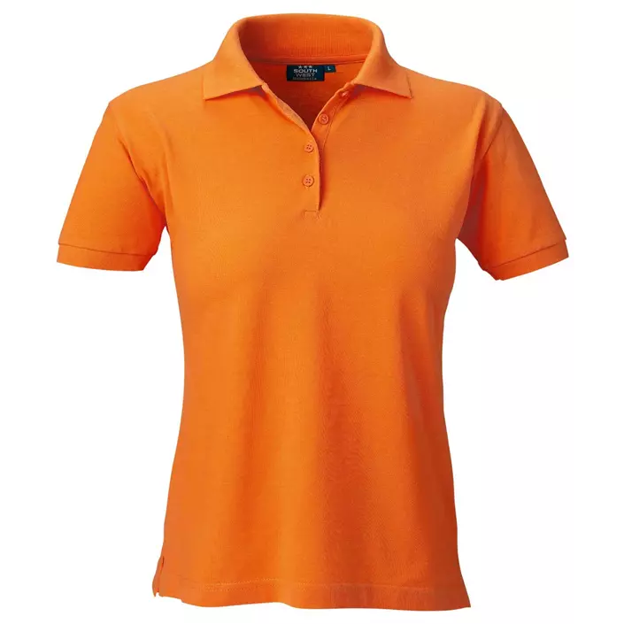 South West Coronita Damen Poloshirt, Orange, large image number 0