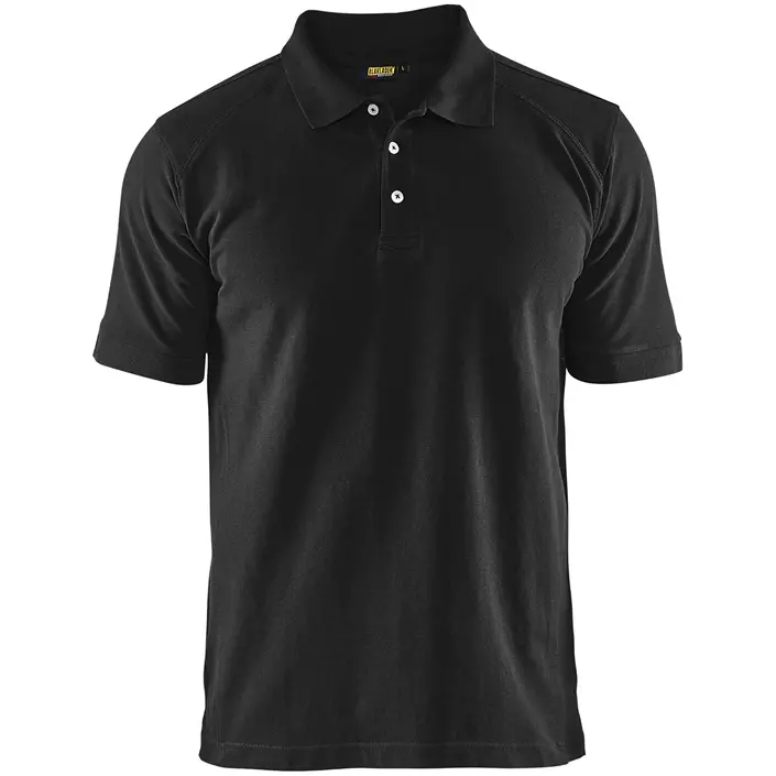 Blåkläder polo T-shirt, Black, large image number 0