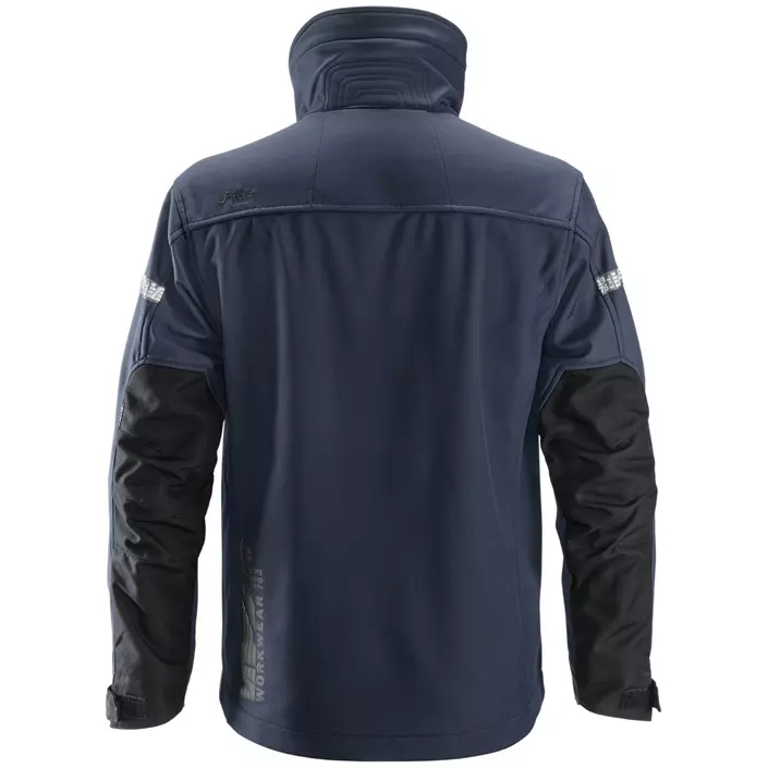 Snickers AllroundWork softshell jacket 1200, Marine Blue/Black, large image number 2