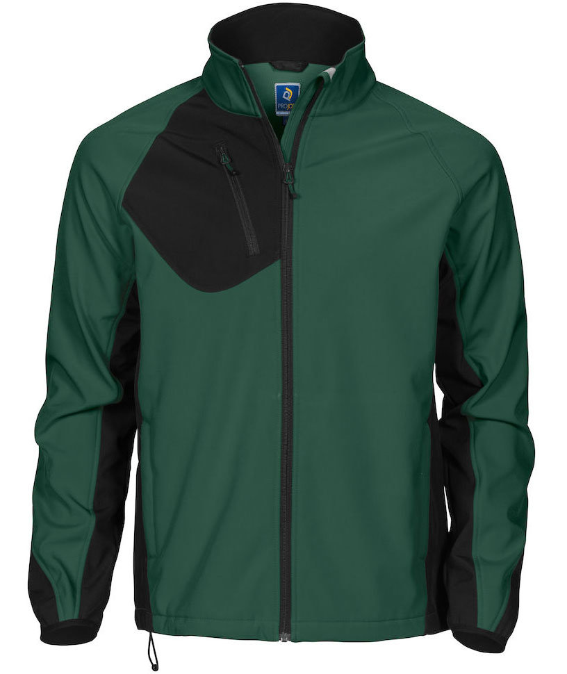 ProJob softshell jacket 2422, Forest Green, Forest Green, swatch