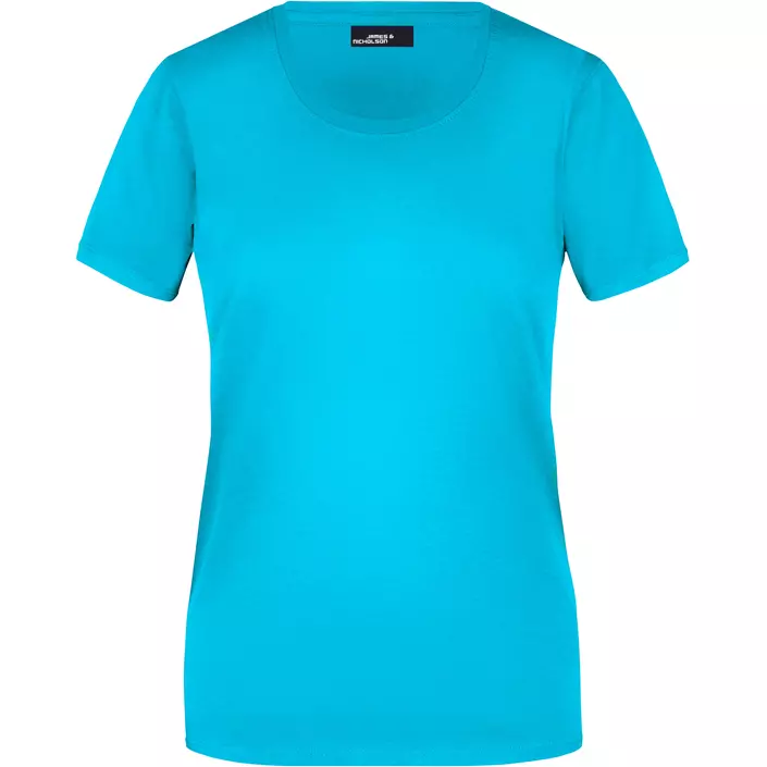 James & Nicholson Basic-T women's T-shirt, Turquoise, large image number 0