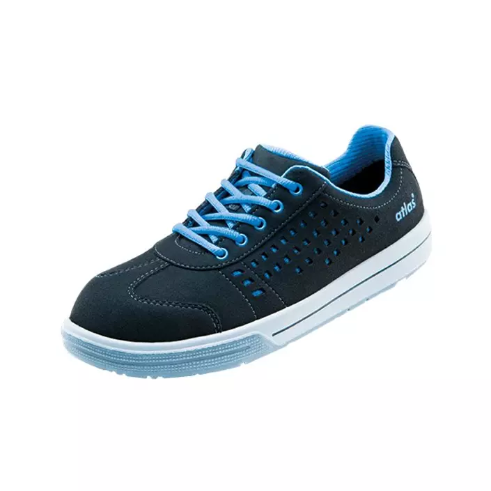 Atlas A420 safety shoes S1, Black/Blue, large image number 0