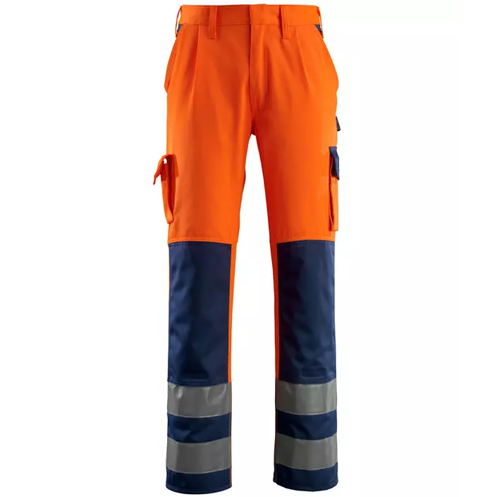 Mascot Safe Compete Olinda work trousers, Hi-vis Orange/Marine, large image number 0