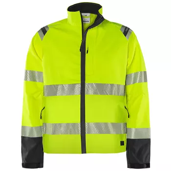 Fristads Green work jacket 4647 GSTP, Hi-vis Yellow/Black