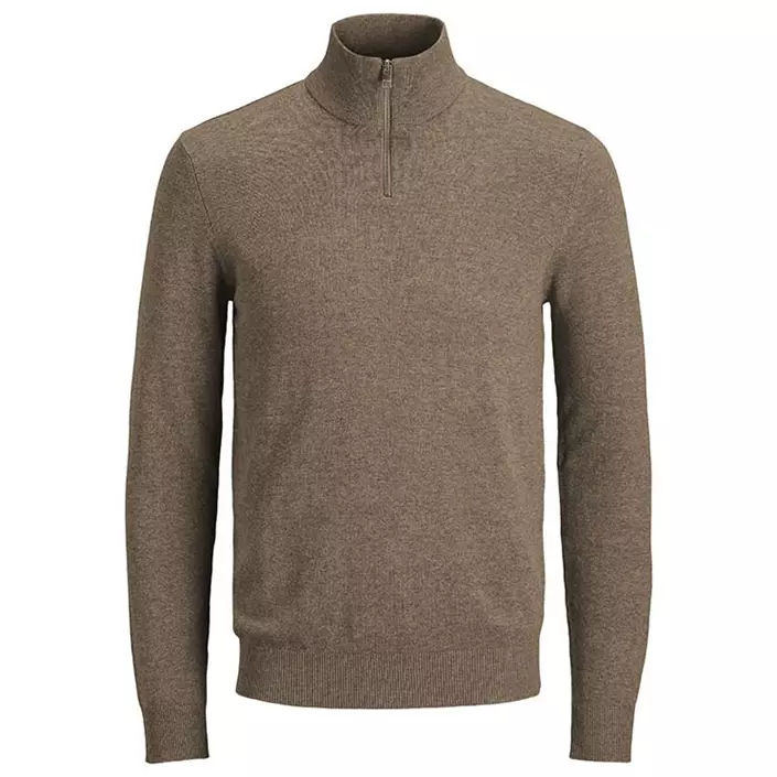 Jack & Jones JJEEMIL half-zip striktøje, Otter, large image number 0