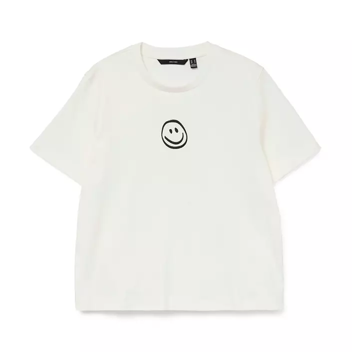Vero Moda VMSARA METTE dame T-shirt, Snow White Smile, large image number 0
