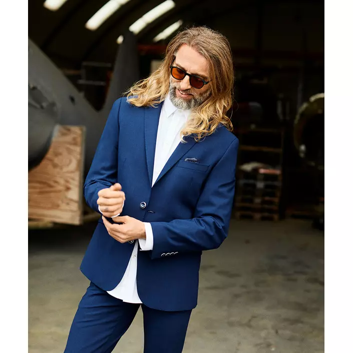 Sunwill Bistretch Modern fit blazer, Indigo Blue, large image number 8
