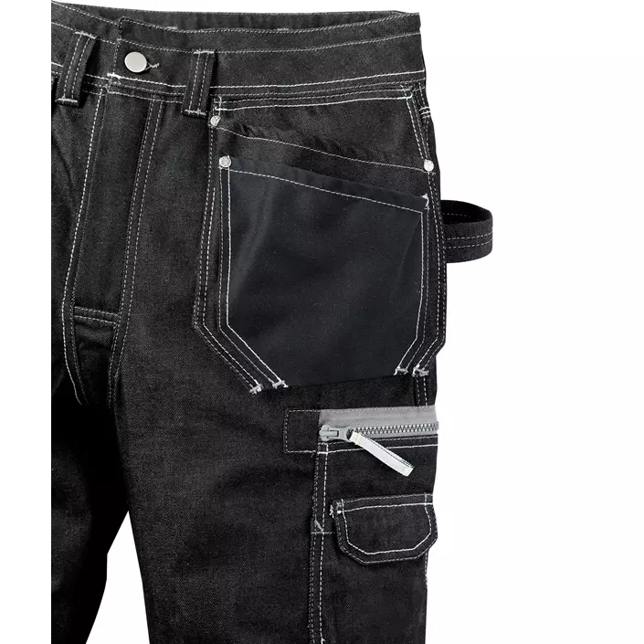 Fristads Gen Y craftsman’s trousers 229, Black, large image number 3