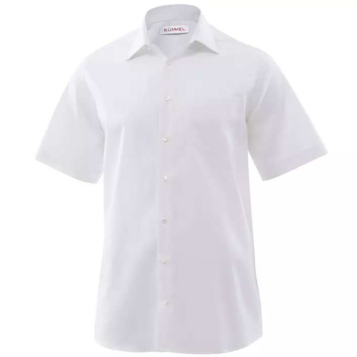 Kümmel Frankfurt Classic fit kortermet skjorte med brystlomme, Hvit, large image number 0