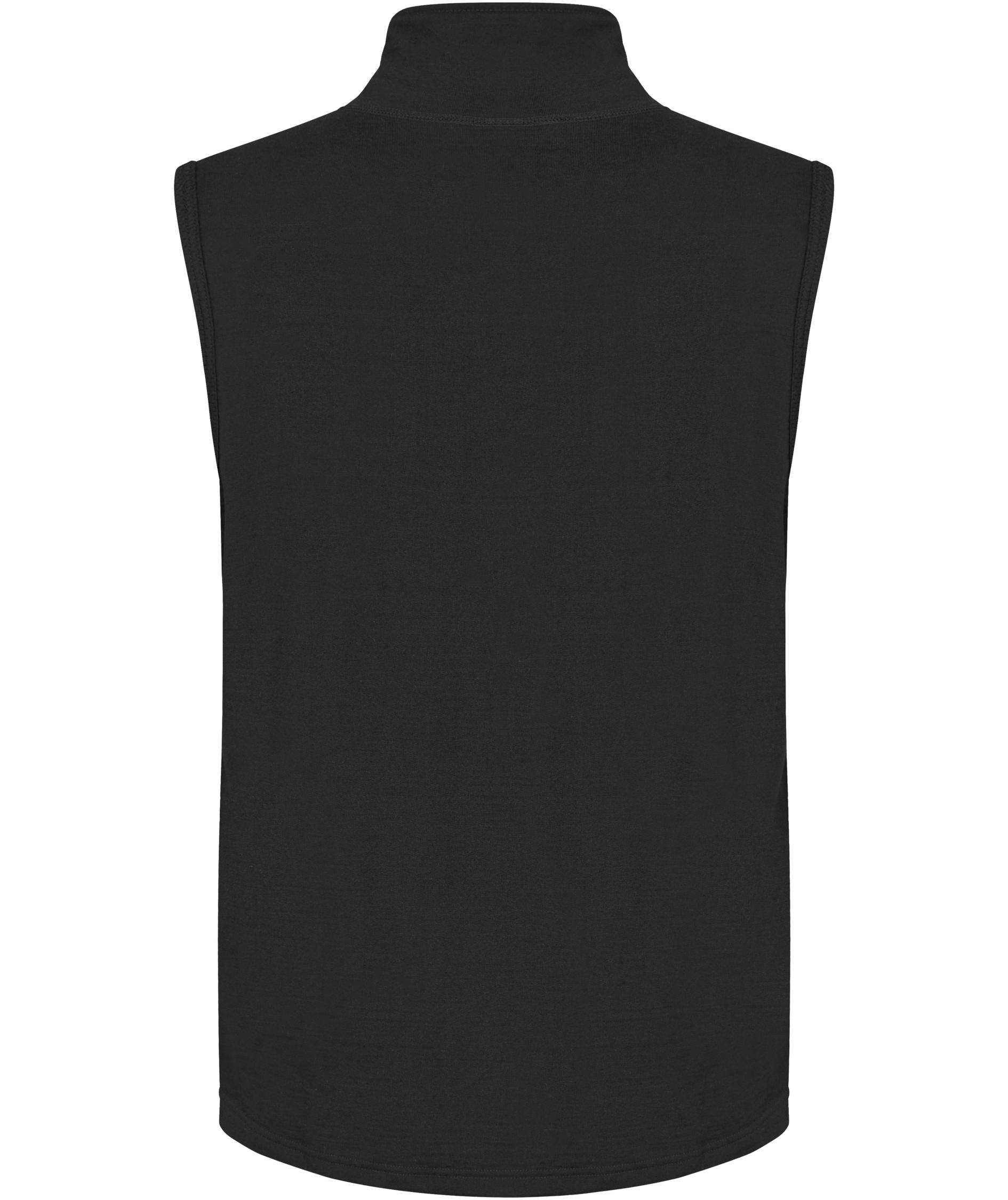 Tranemo FR vest with merino wool, Black, large image number 1