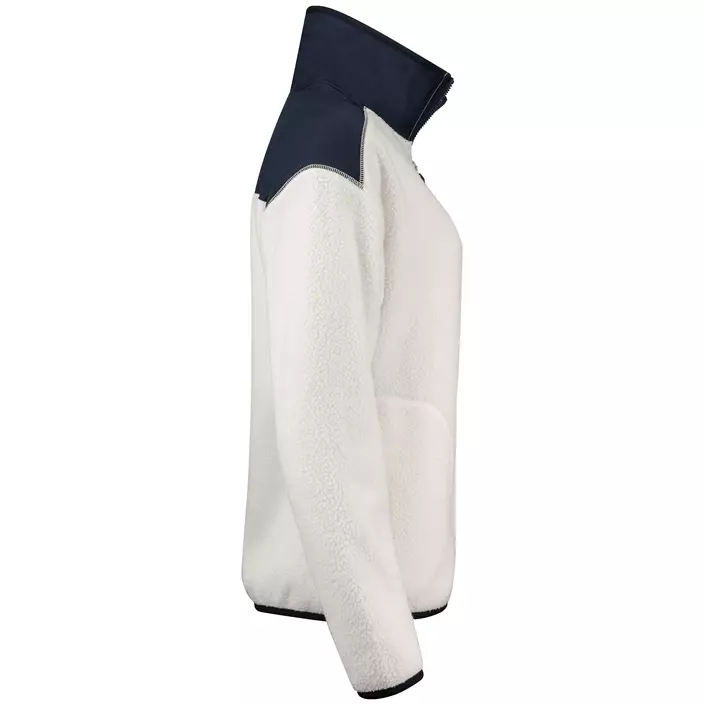 Cutter & Buck Cascade women's fibre pile jacket, Shell White, large image number 3