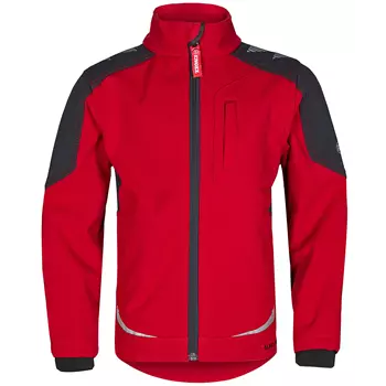 Engel Galaxy softshell jacket for kids, Tomato Red/Antracite Grey