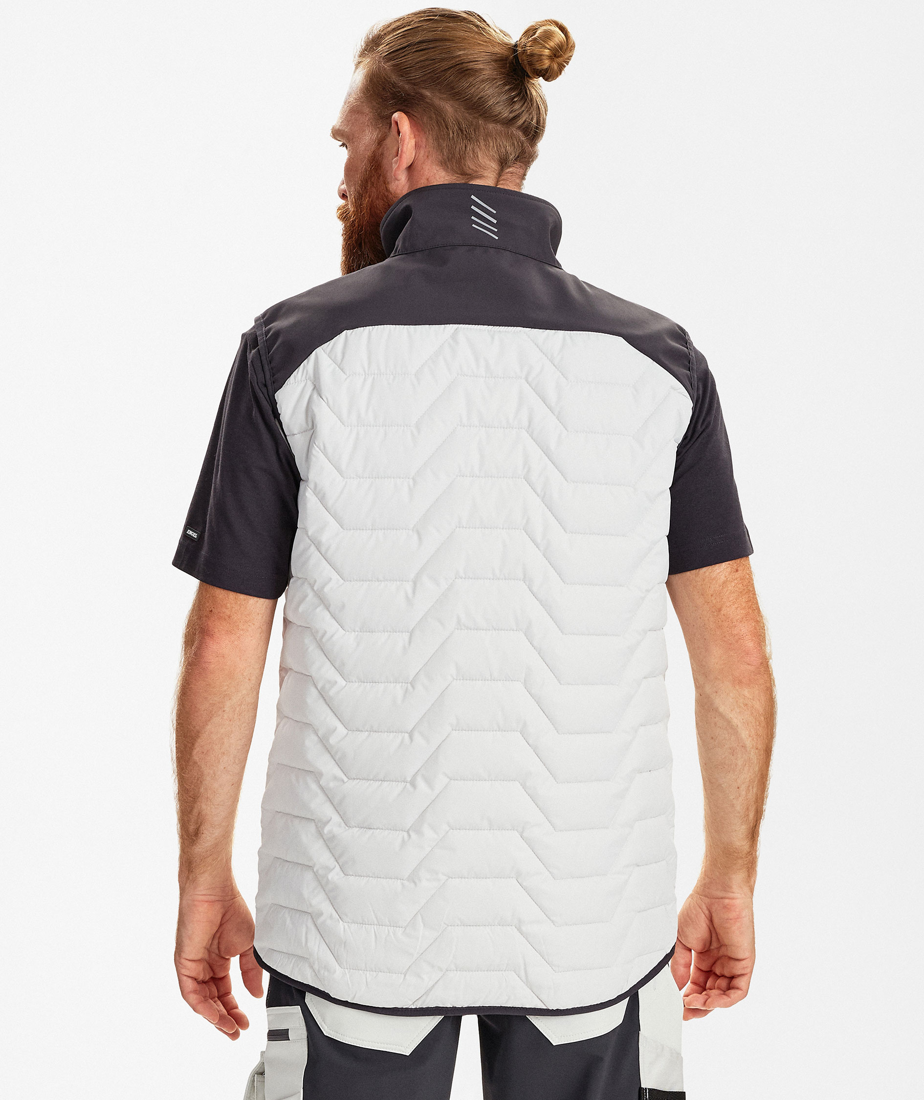 Engel Entire vatteret vest, Bone White/Anthracite Grey, large image number 4