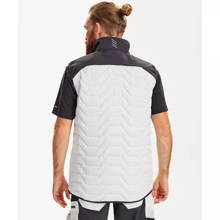 Engel Entire vadderad väst, Bone White/Anthracite Grey, large image number 4
