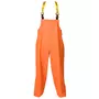 Elka PVC Heavy rain bib and brace trousers, Orange