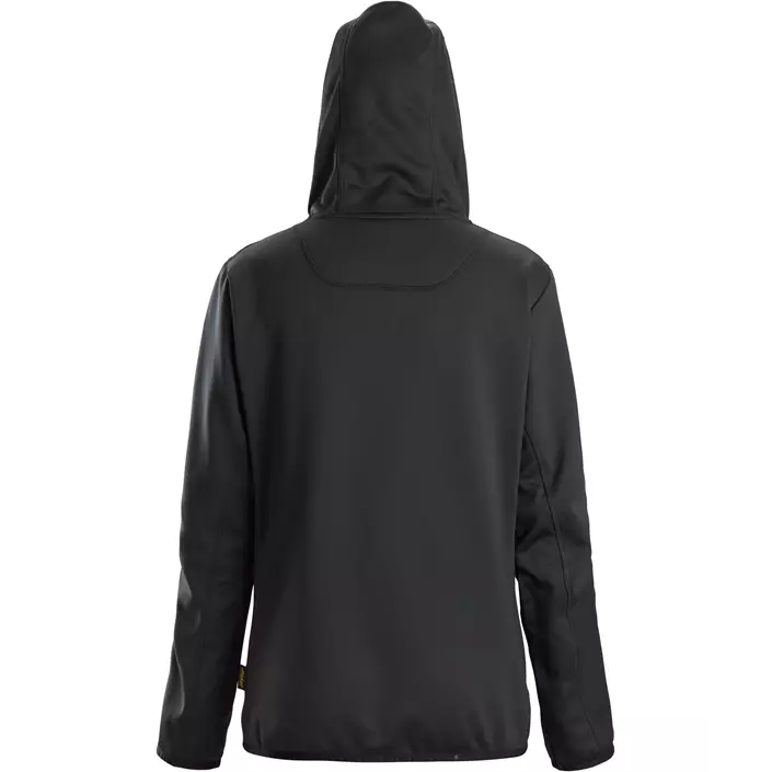 Snickers AllroundWork fleece hoodie dam 8057, Black, large image number 1